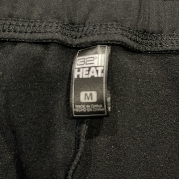32 Degrees Joggers Black Sz M w/drawstring and elastic waist NWT - Picture 3 of 5